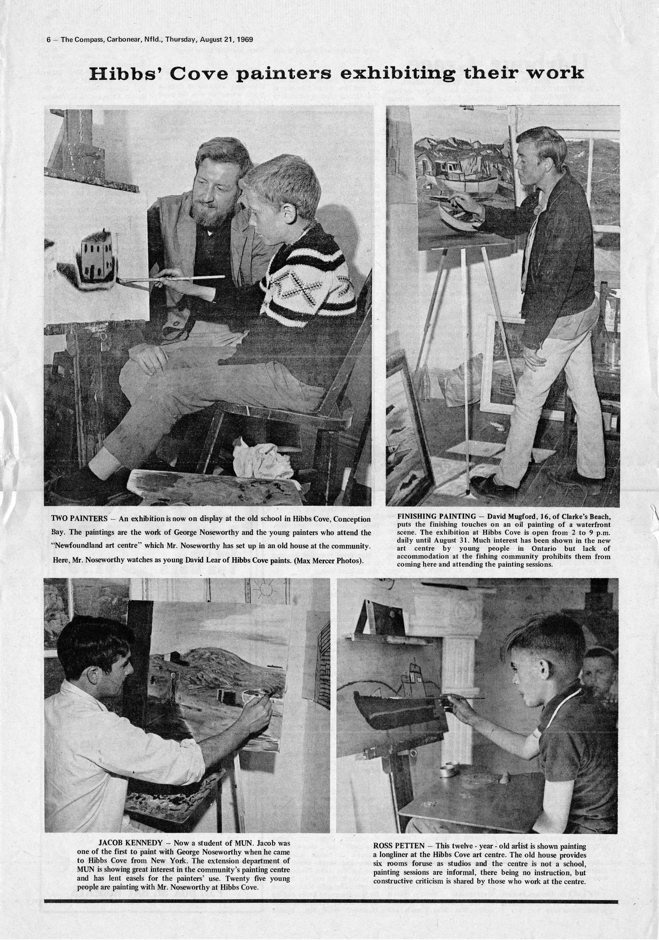 The Compass newspaper article, August 21, 1969